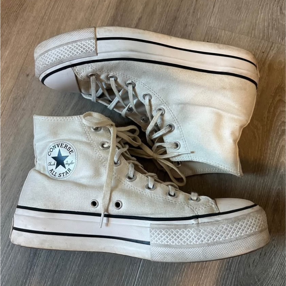 Converse All Star Platform High-Top Sneakers Size 9W